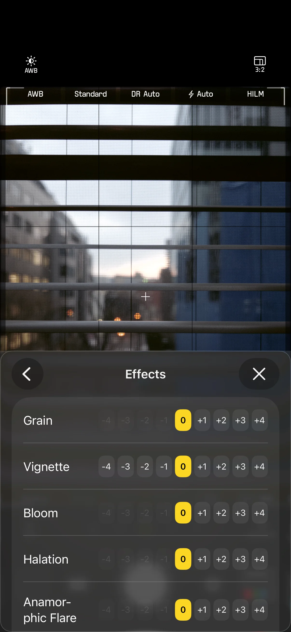 Effects Settings